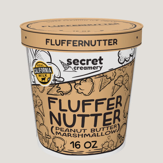 Secret Creamery Fluffernutter pint — 360° view